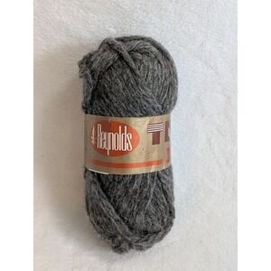 Reynolds Lopi Yarn Iceland 100g Dark Grey 100% Pure New Mountain Sheep Wool 758